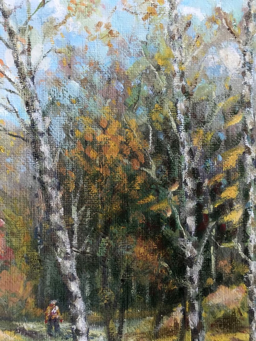 Oil painting Golden autumn Shapoval Ivan Leontyevich - 8