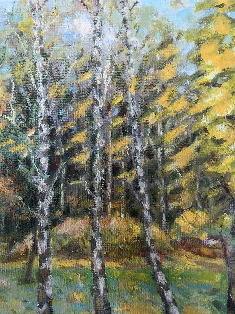 Oil painting Golden autumn Shapoval Ivan Leontyevich - 9