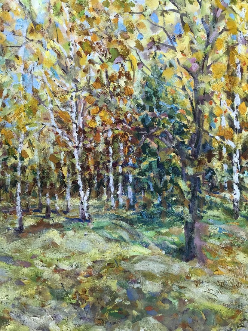Oil painting Autumn in Sumy Oblast Shapoval Ivan Leontyevich - 5