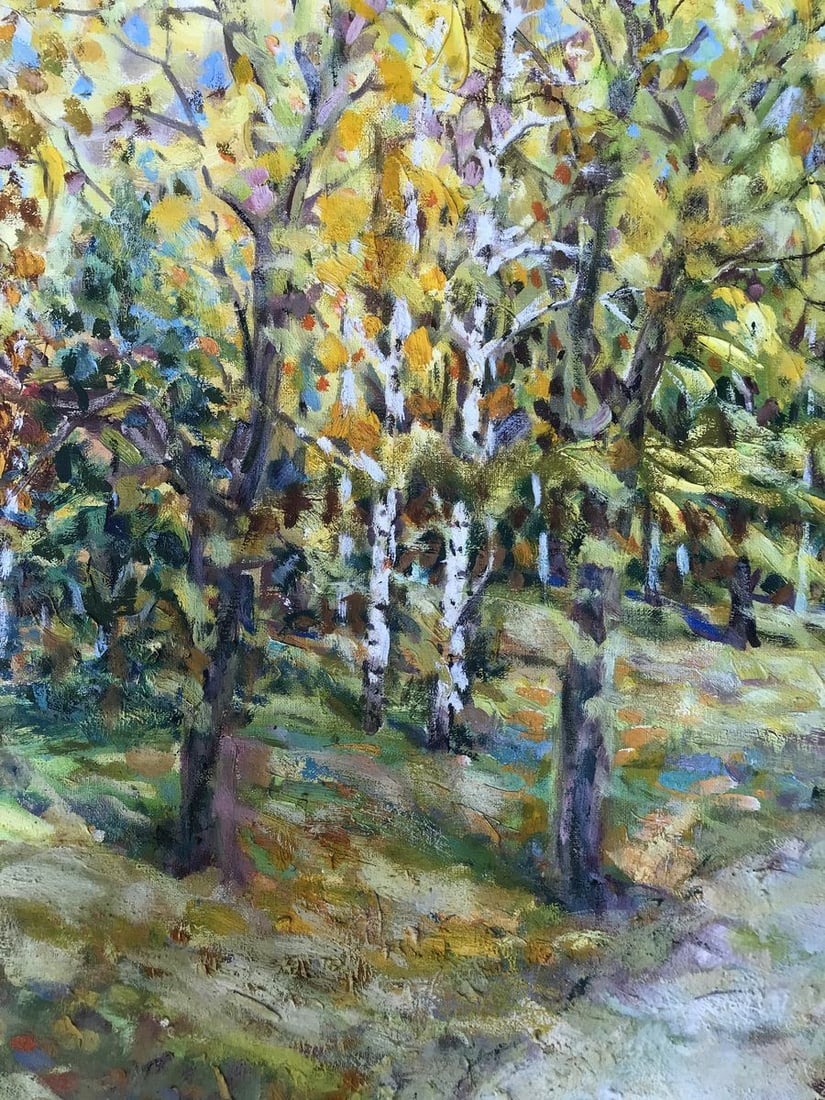 Oil painting Autumn in Sumy Oblast Shapoval Ivan Leontyevich - 7