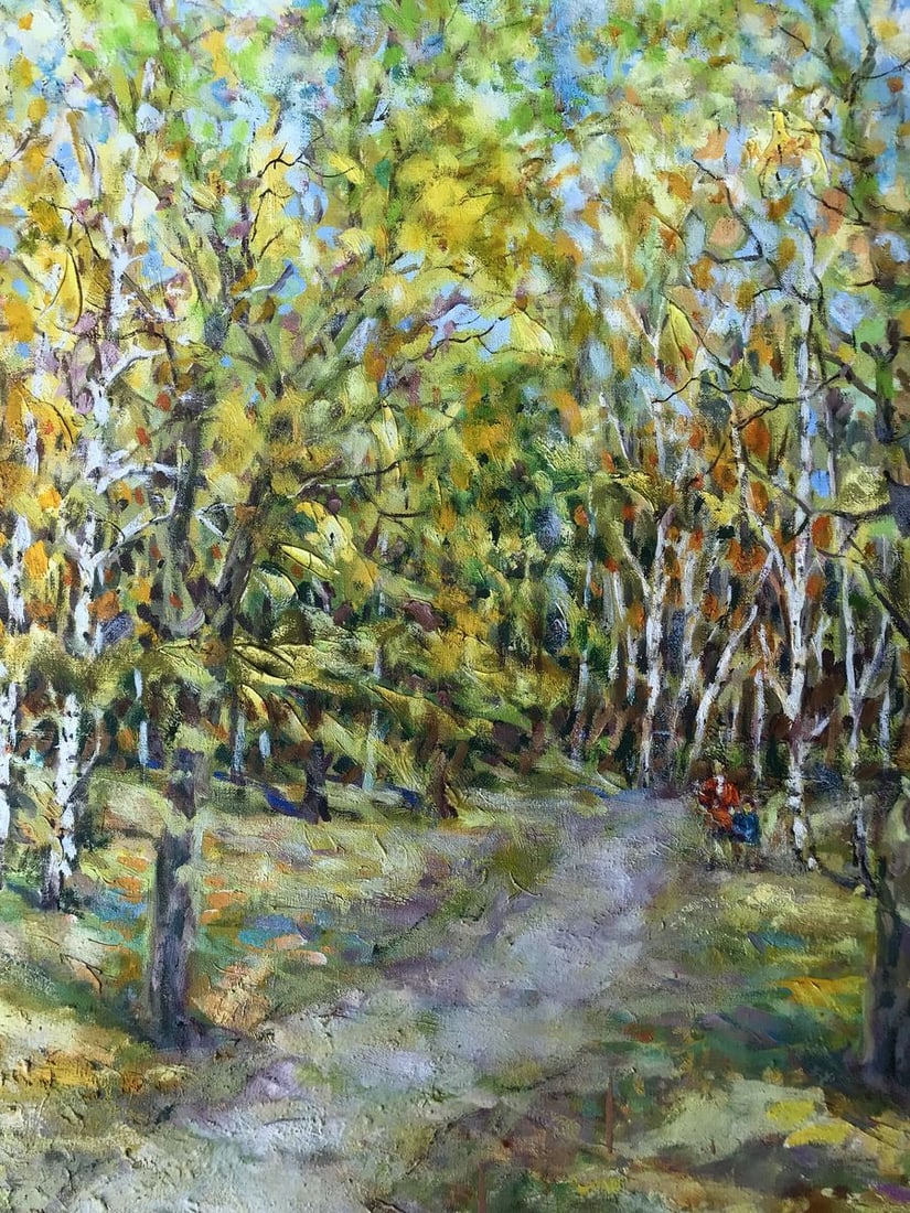 Oil painting Autumn in Sumy Oblast Shapoval Ivan Leontyevich - 8