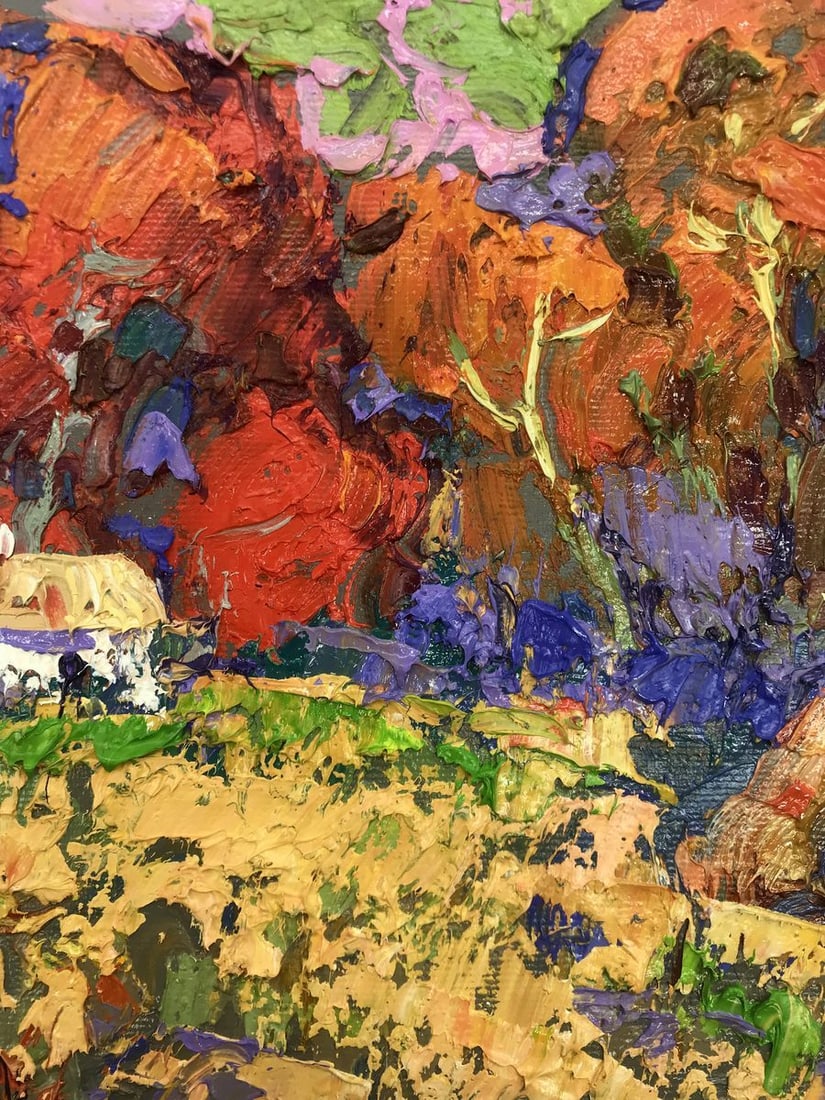 Oil painting Autumn crimson Alex Kalenyuk - 6
