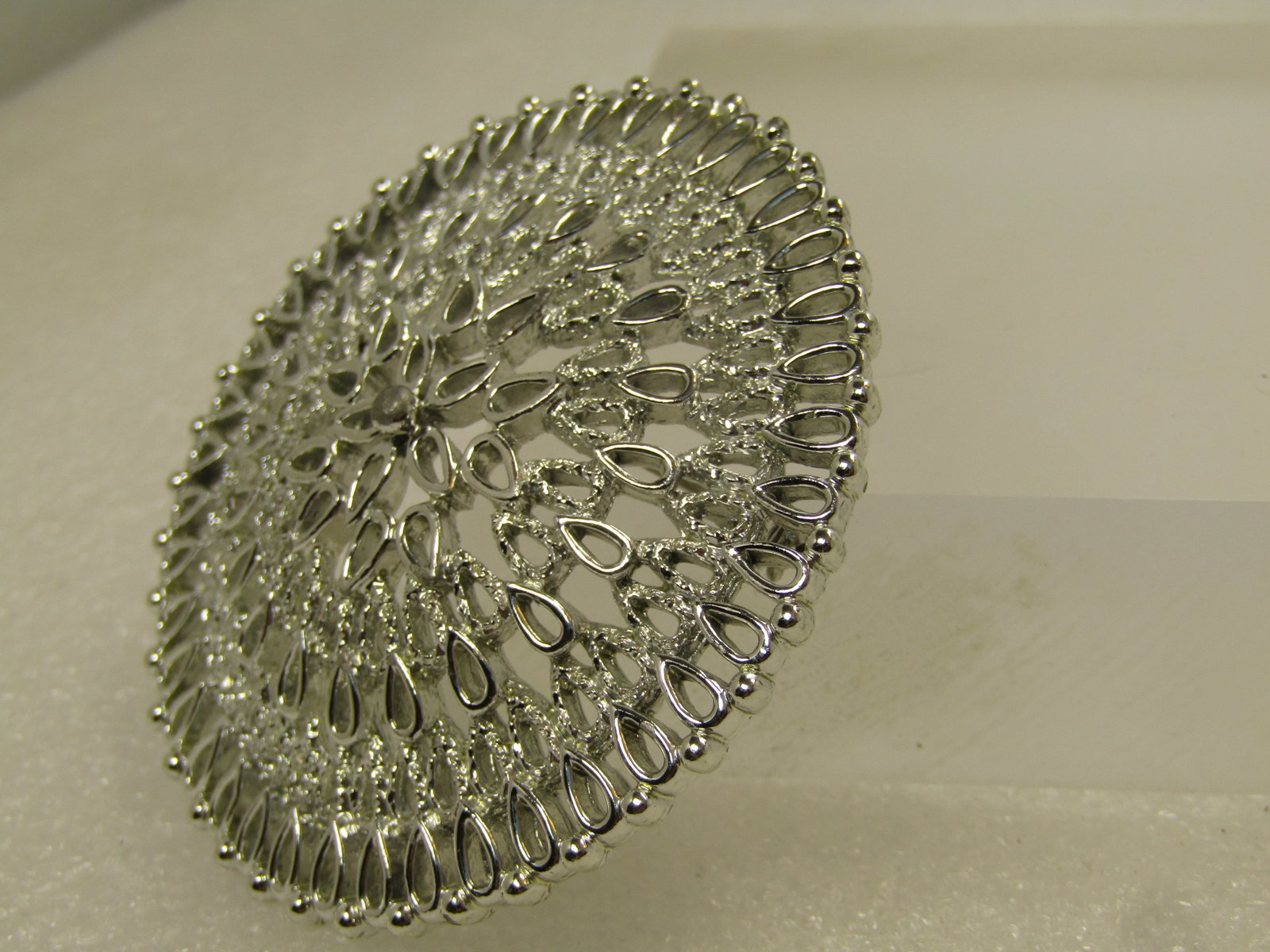 Vintage Large Medallion Domed Brooch, Sarah Cov., 1970's - 2