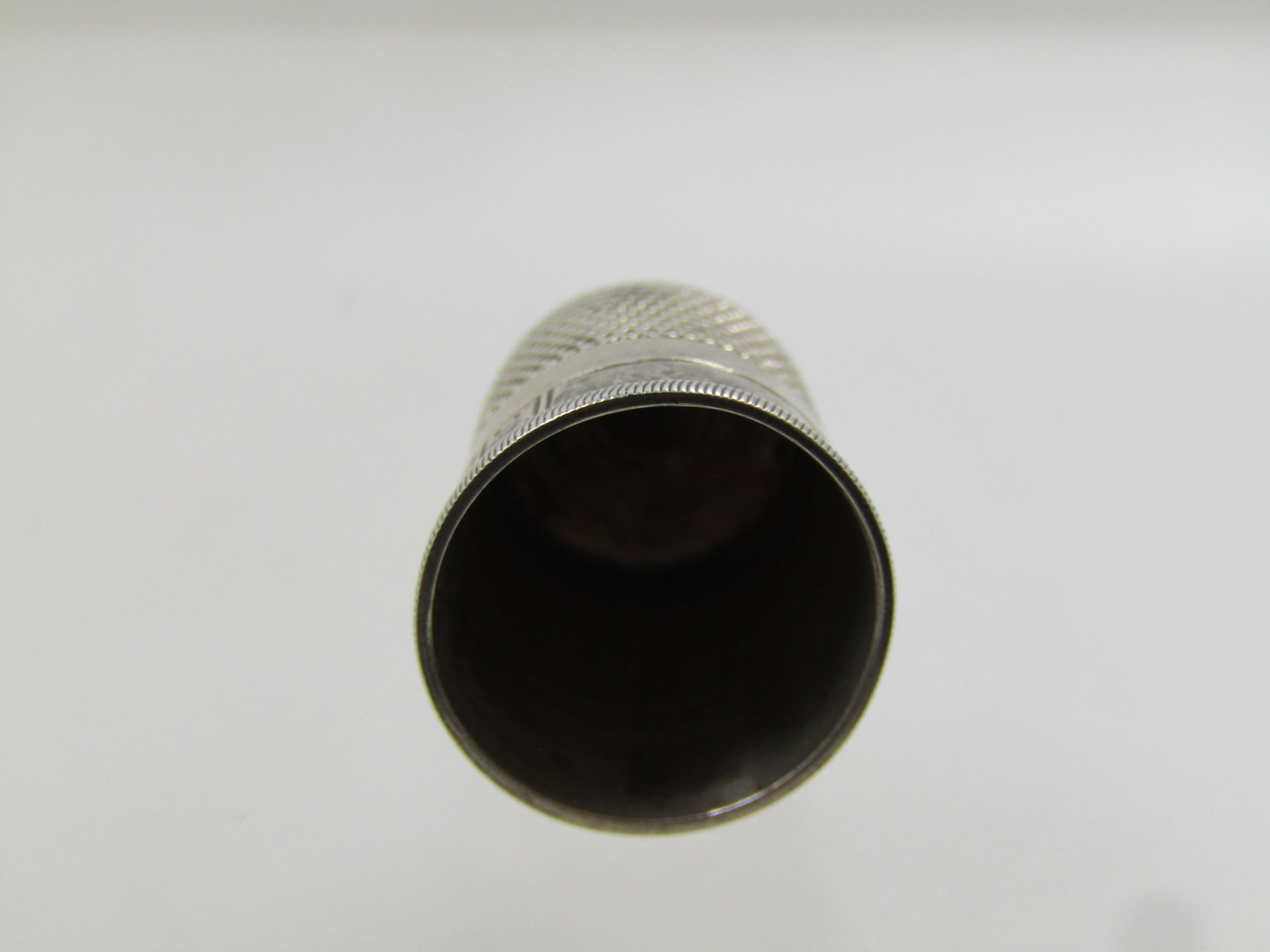 Vintage Sterling Thimble, Sz. 12, Signed, 1930's-1950's - 6