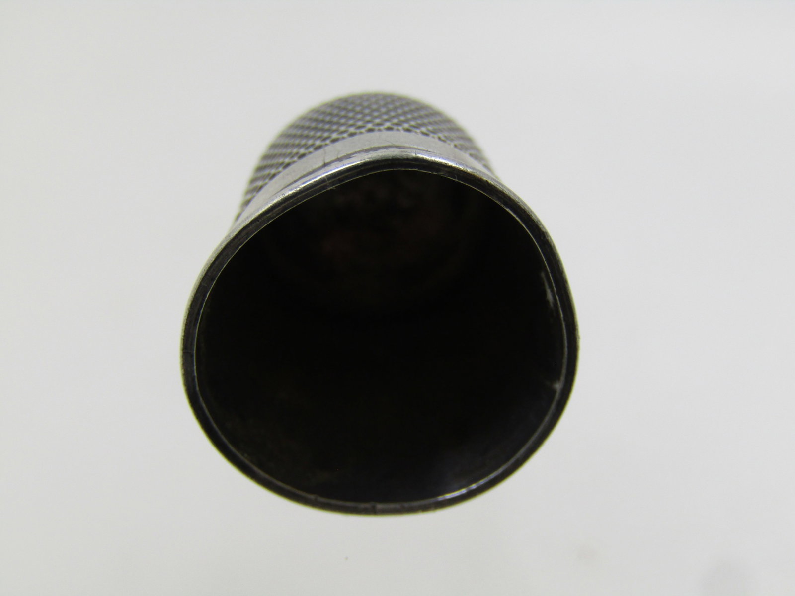 Vintage Sterling Thimble, Sz. 11, signed Anchor, 1920's-1940's - 6