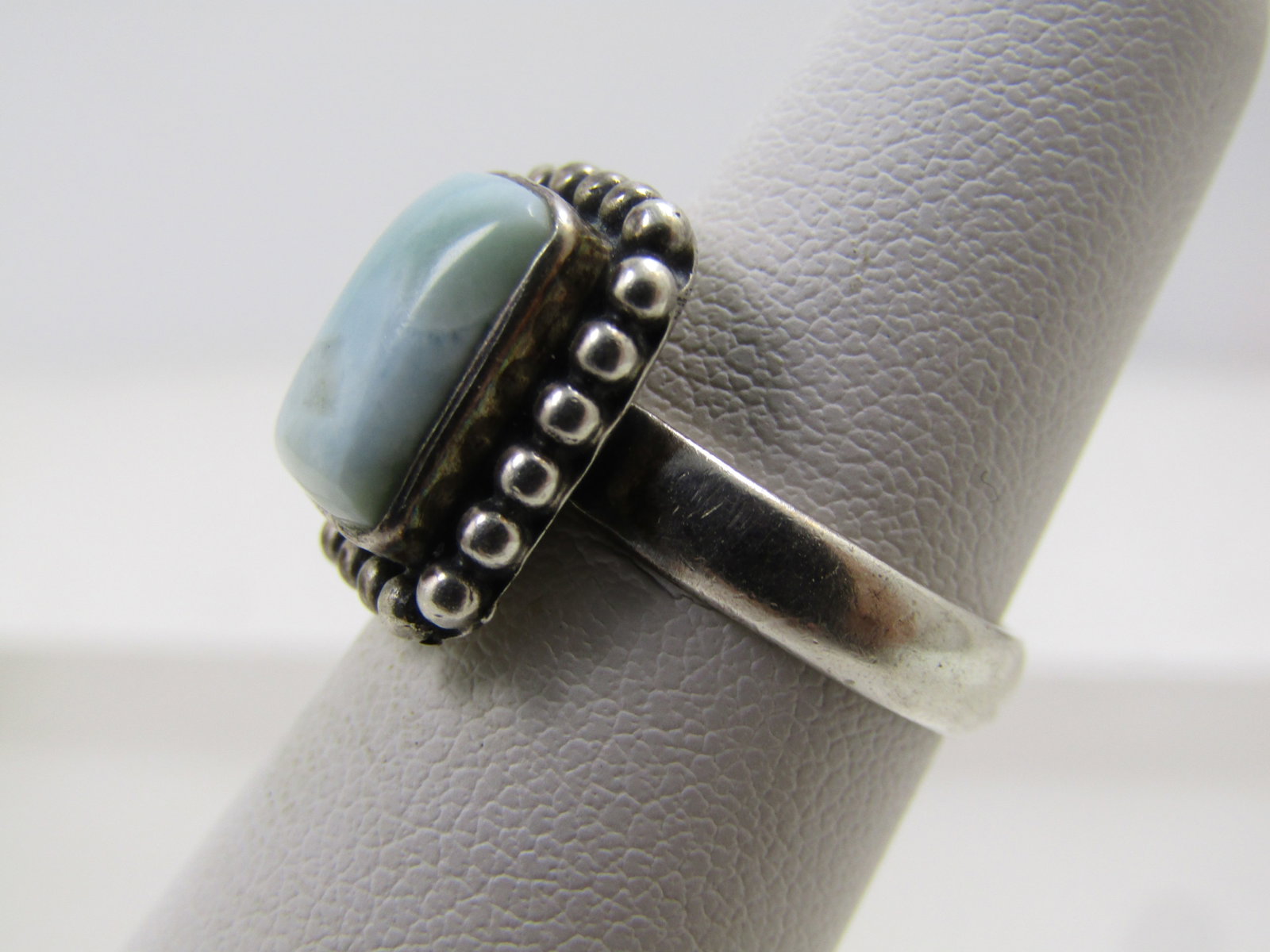 Vintage Sterling Lariamr Ring, Sz. 5, Southwestern , 1980's-1990's - 2