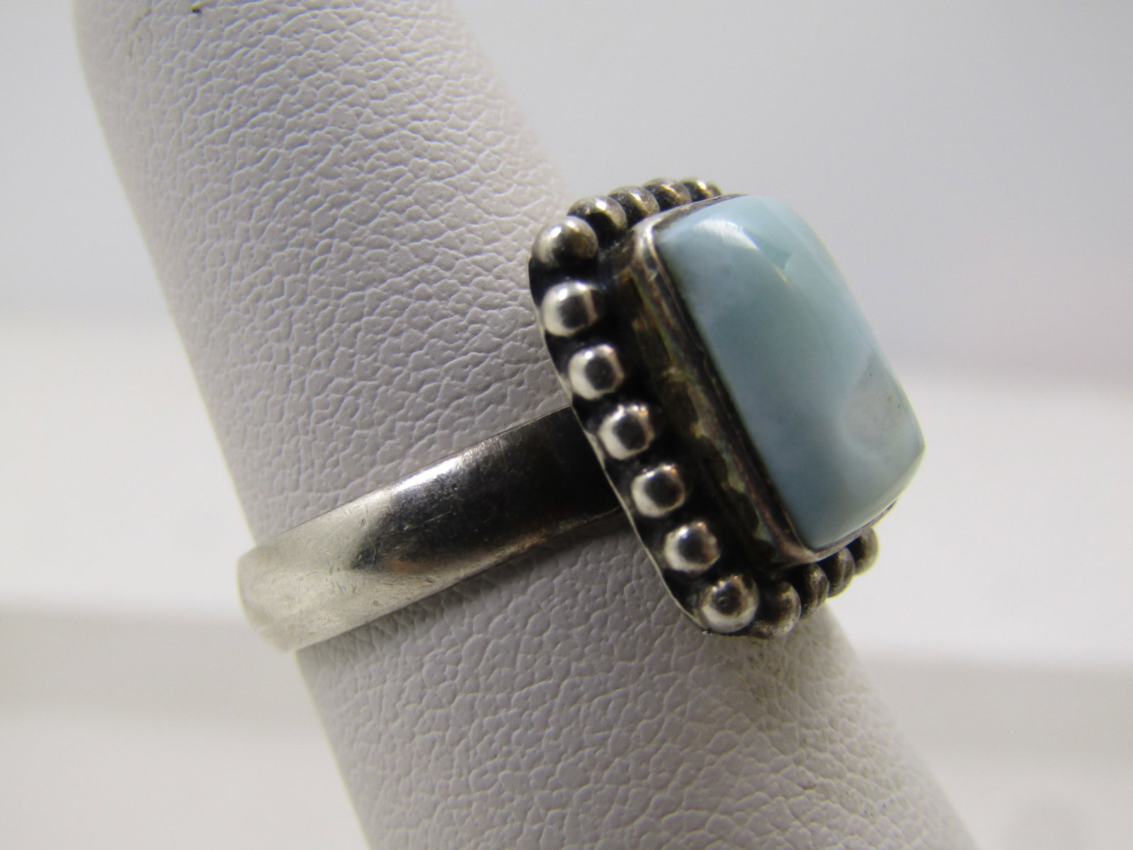 Vintage Sterling Lariamr Ring, Sz. 5, Southwestern , 1980's-1990's - 3