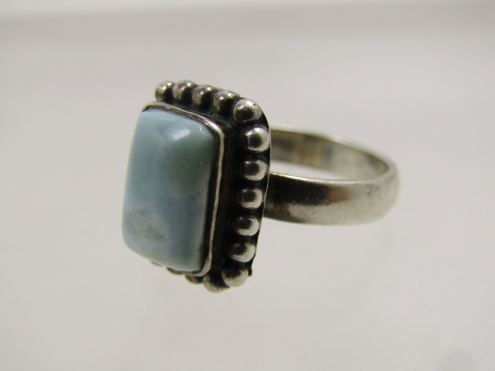 Vintage Sterling Lariamr Ring, Sz. 5, Southwestern , 1980's-1990's - 6
