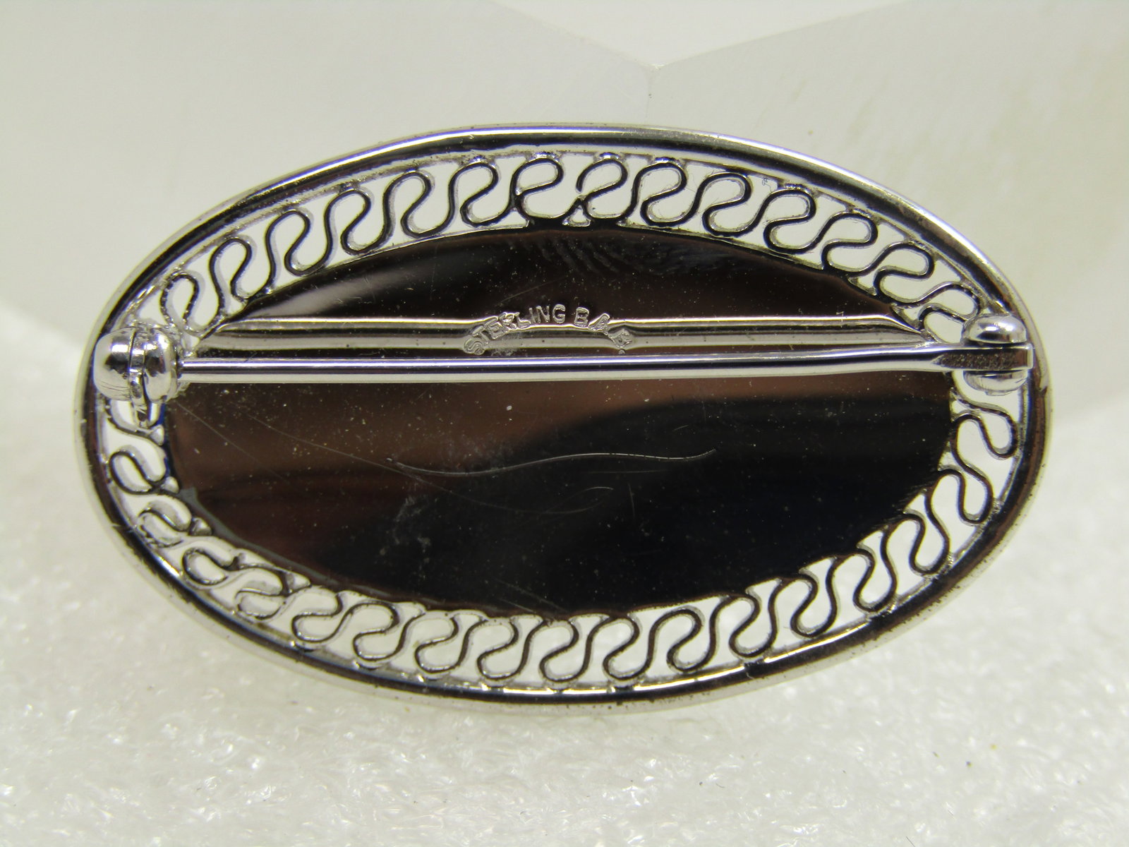 Vintage Sterling Monogrammed Brooch, P S L, Signed BAB, 1940's-1950's - 4