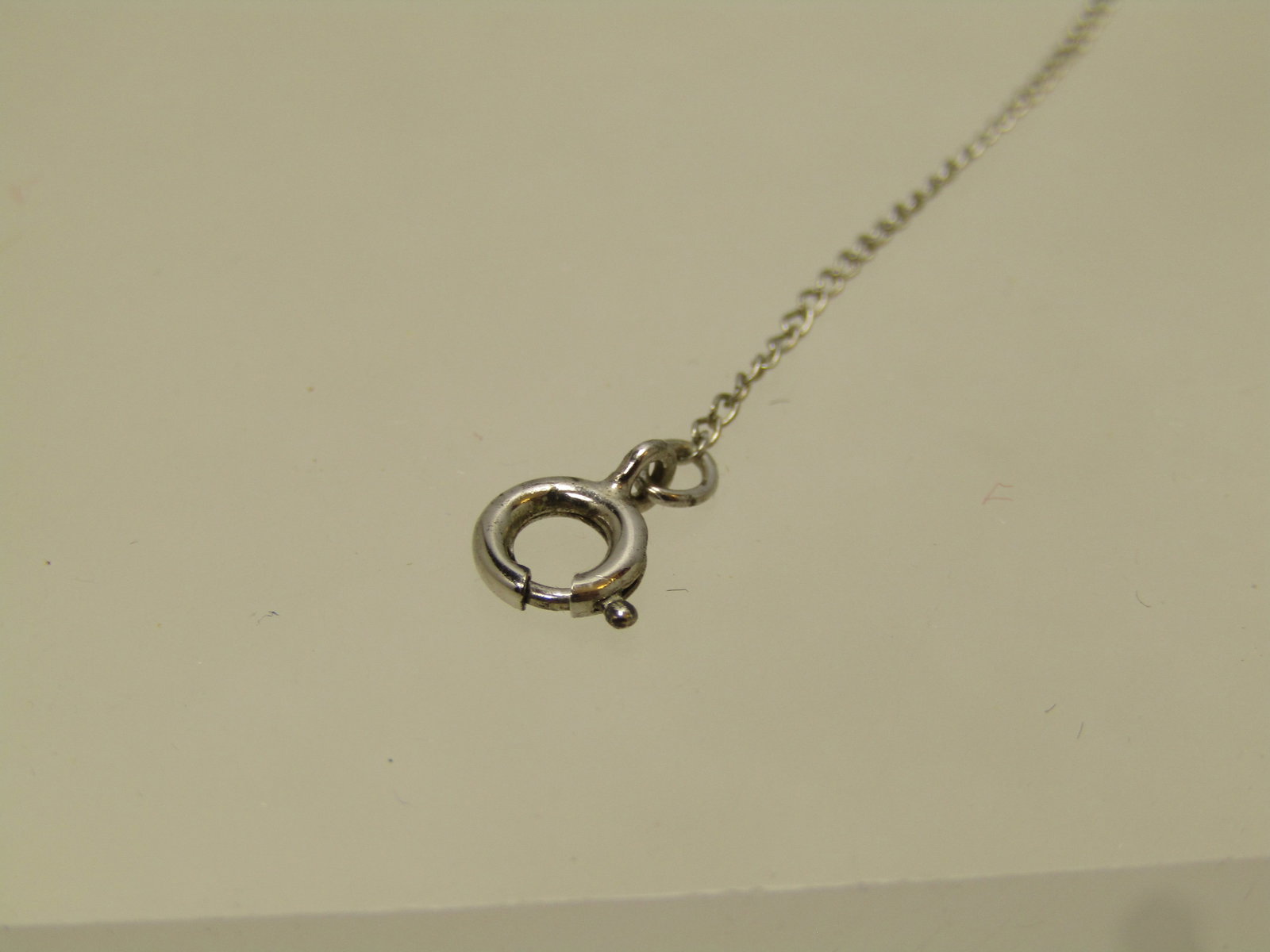 Vintage Sterling CZ Necklace, 18", Chante, Original Box, 1960's-1970's - 8