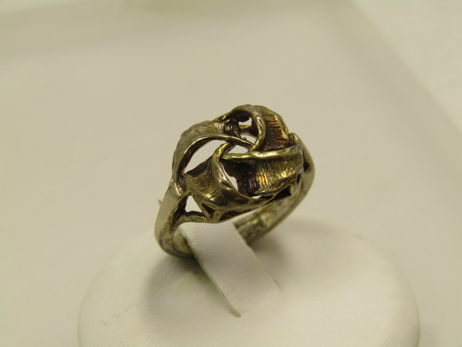 Vintage Sterling Spiral Ring, Sz. 5.5, 1980's - 2