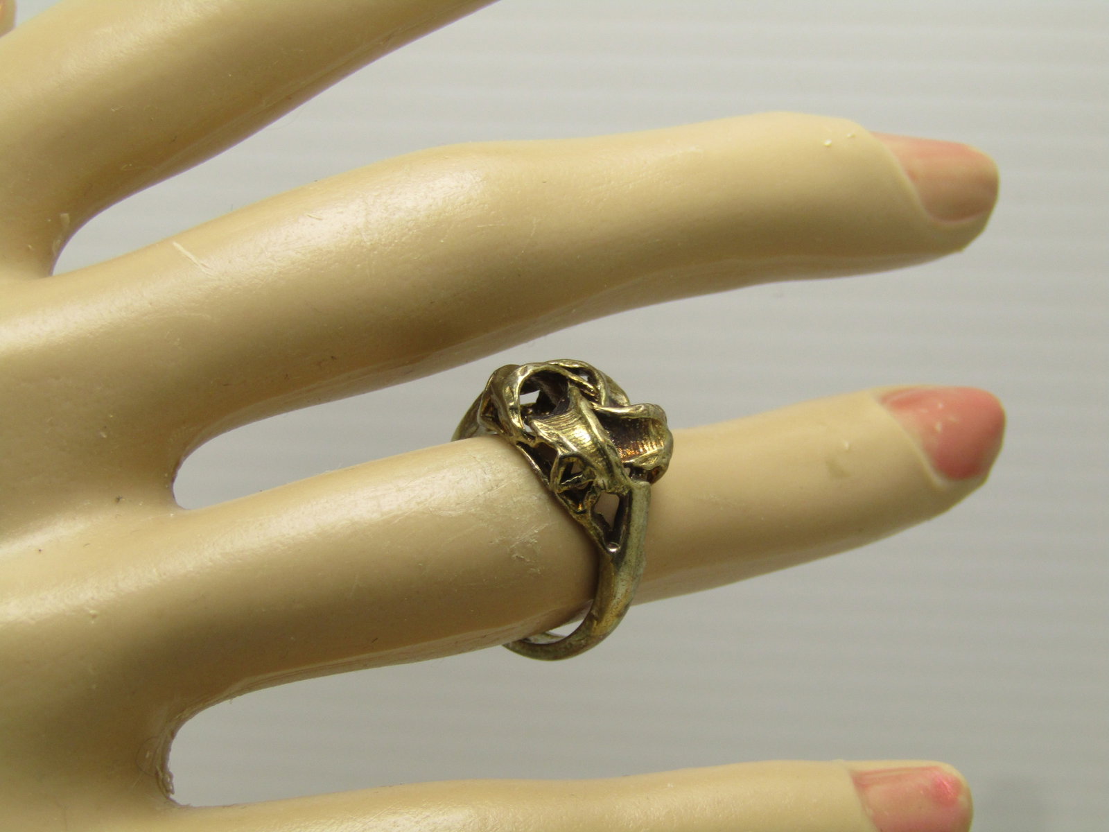Vintage Sterling Spiral Ring, Sz. 5.5, 1980's - 5