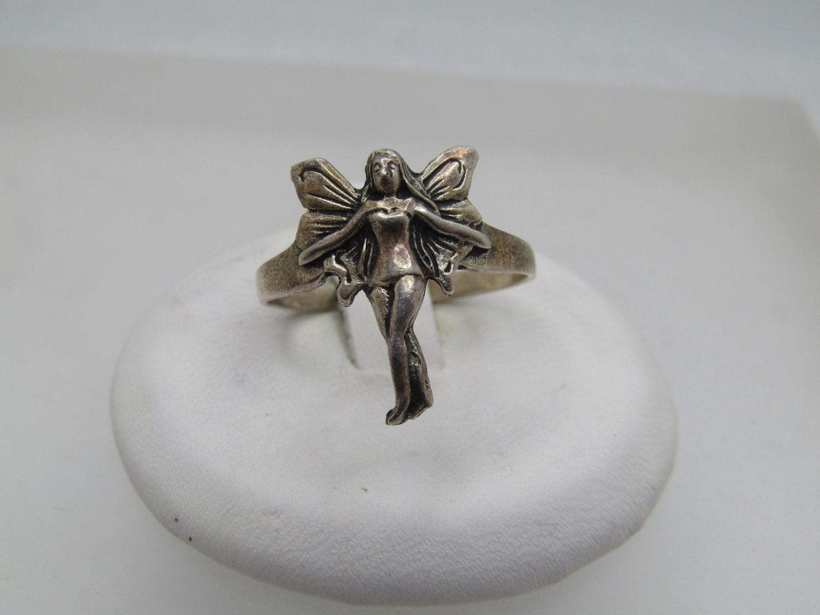 Vintage Sterling Fairy Ring, Sz. 7.5, 1980's-1990's - 2