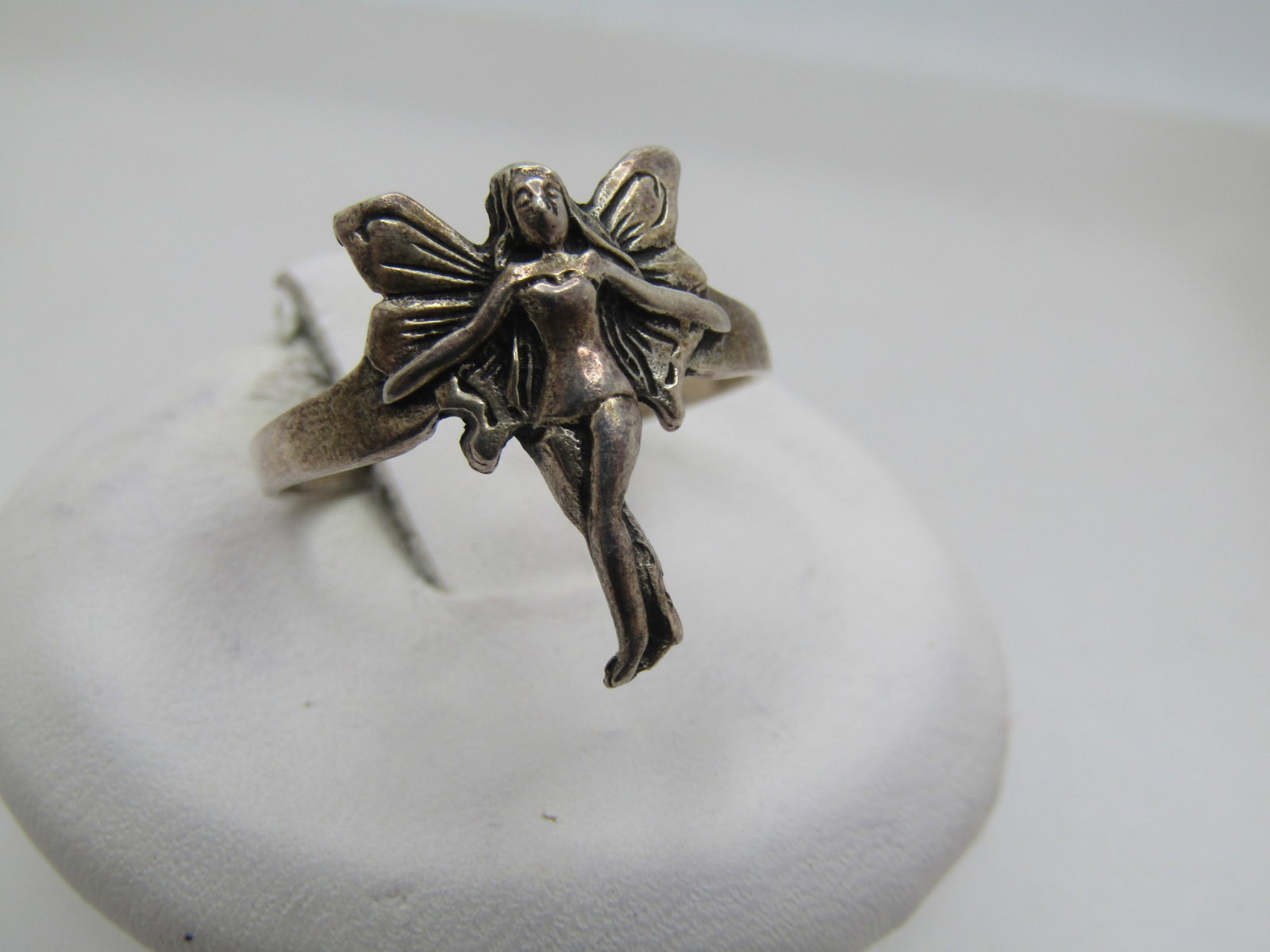 Vintage Sterling Fairy Ring, Sz. 7.5, 1980's-1990's - 3