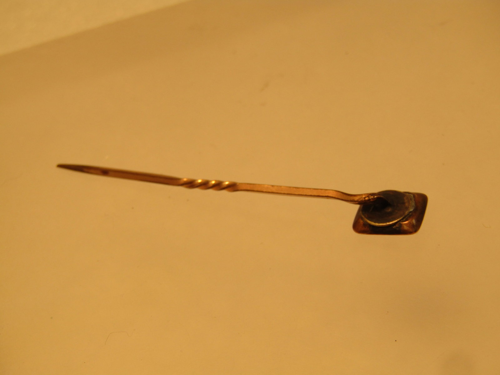 Antique 10kt Gold and GF Cameo Stick Pin, 1800's-1910's - 5