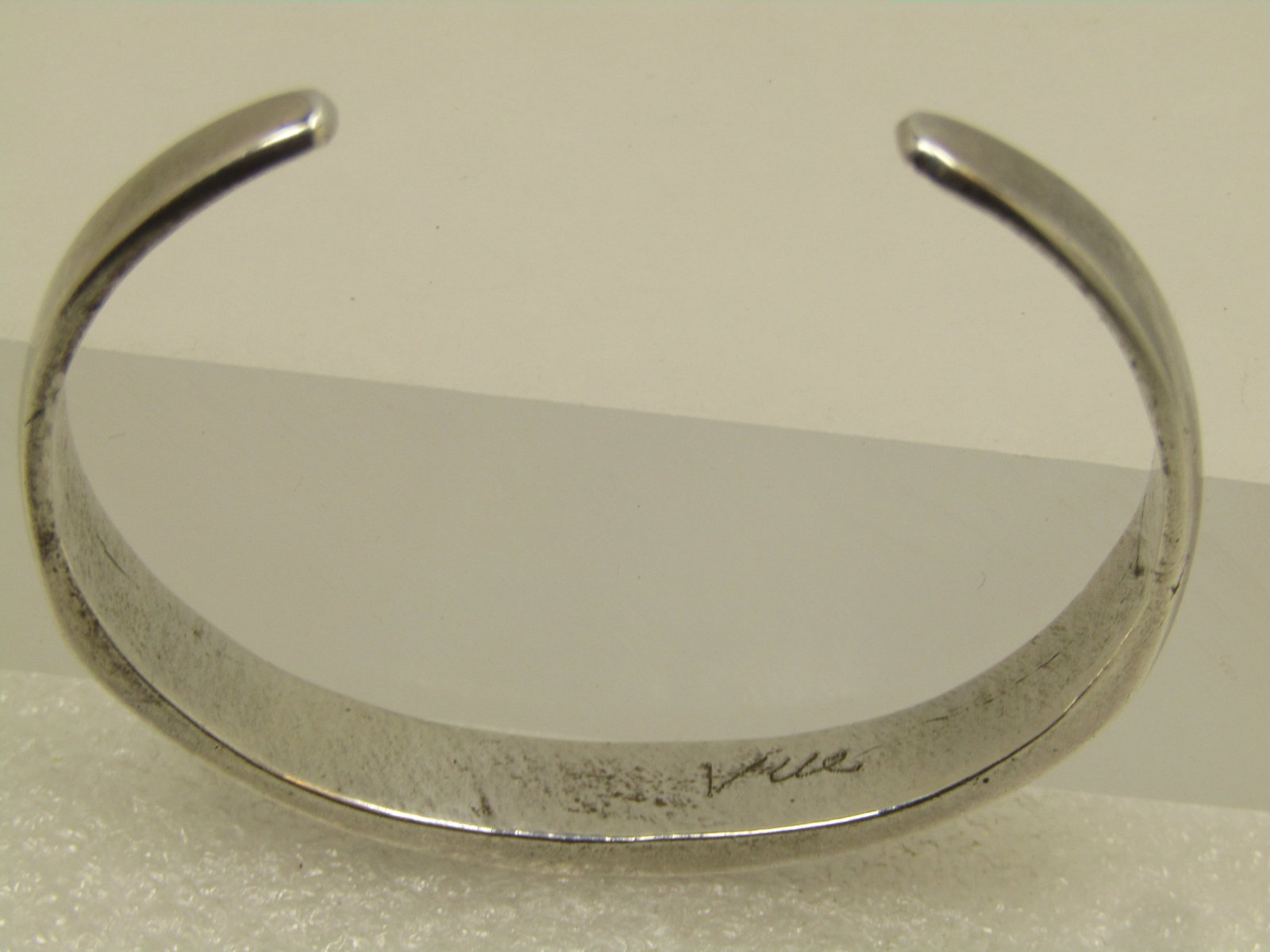 Vintage Southwestern Sterling Coral Bear Paw Bracelet, Cuff, 6.25", 1970's-1980's - 7