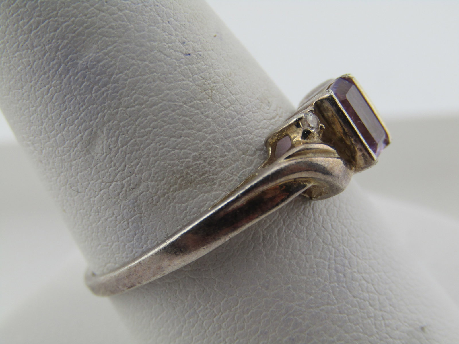 Vintage Avon Amethyst CZ Ring, Sz. 10.5, 1970's-1980's - 3
