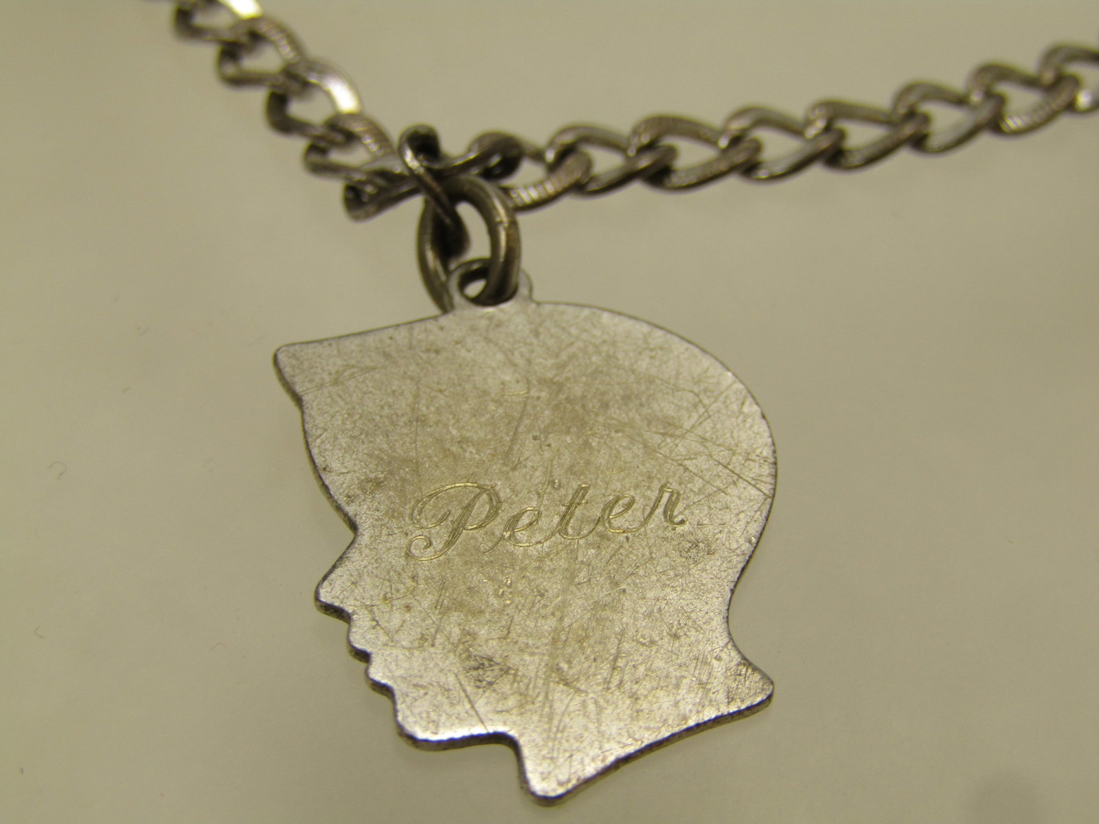 Vintage Sterling Charm Bracelet, 3 Charms, 7", 1950's-1960's - 4