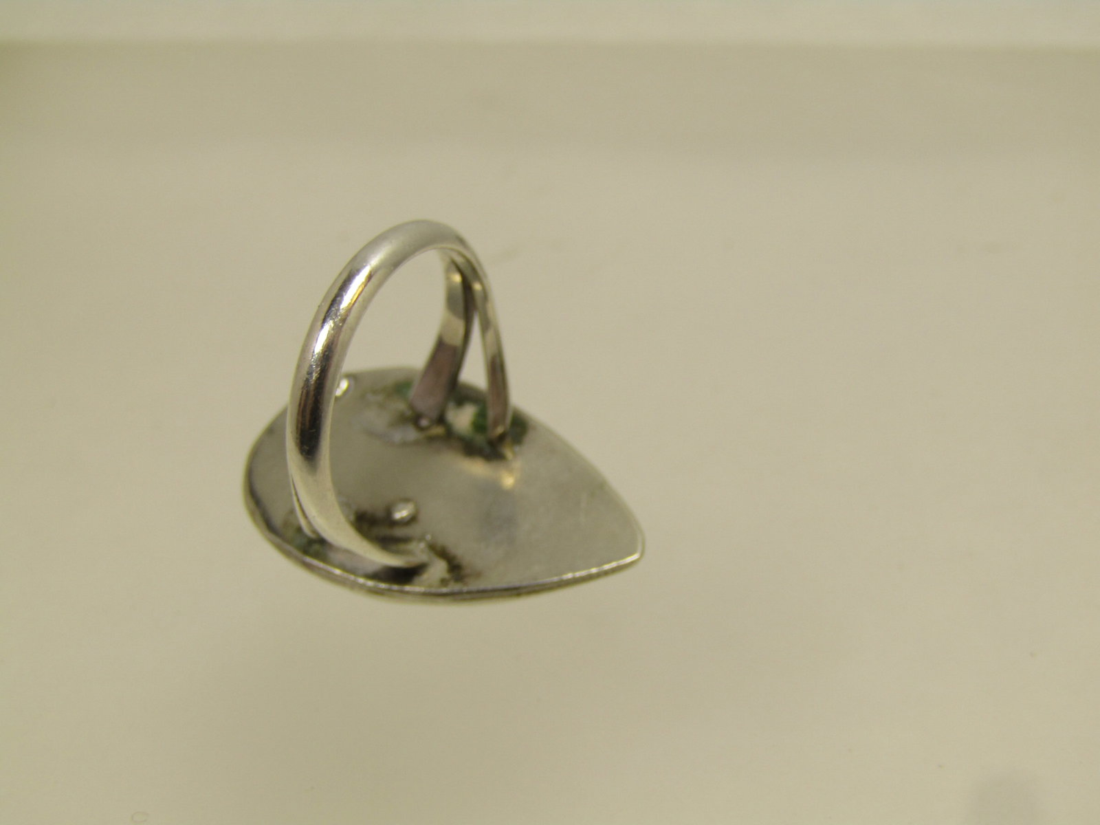 Vintage Sterling Southwestern Coral Ring Sz. 5, 1960's-1970's - 5