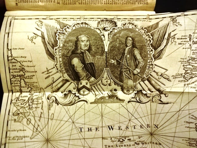 1740 Map Chart Western Atlantic Ocean - 2