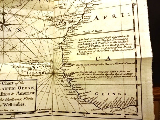 1740 Map Chart Western Atlantic Ocean - 4