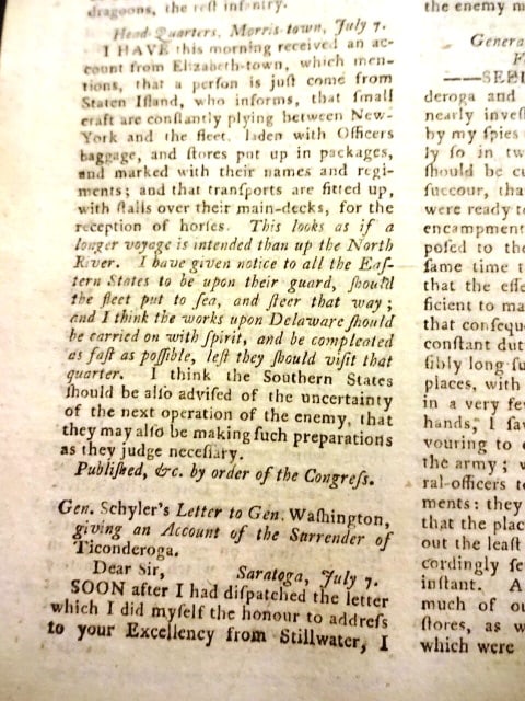1777 Magazine Surrender of Fort Ticonderoga - 4