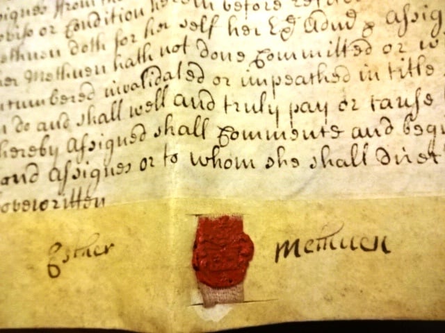 1733 Vellum Indenture for a Gristmill - 3