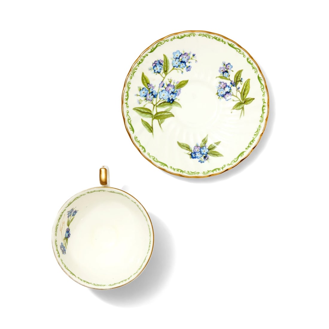Fine Bone China Teacup and Saucer - 6