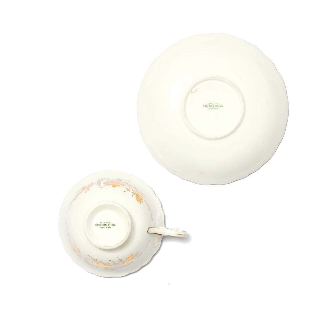 Cauldon China Cup and Saucer - 2