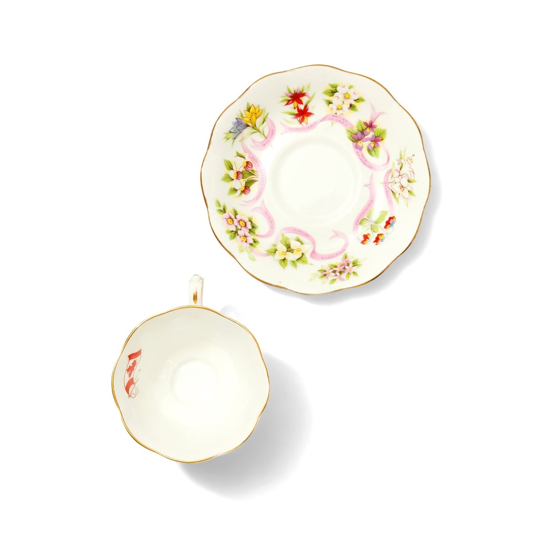 Bone Chine Teacup and Saucer - 6