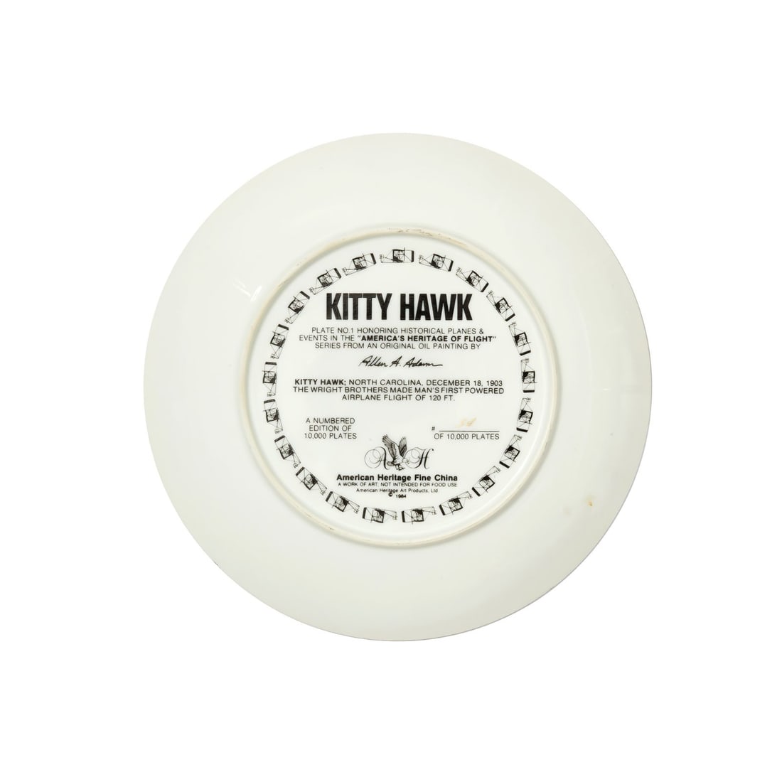 Kitty Hawk Plate - 2