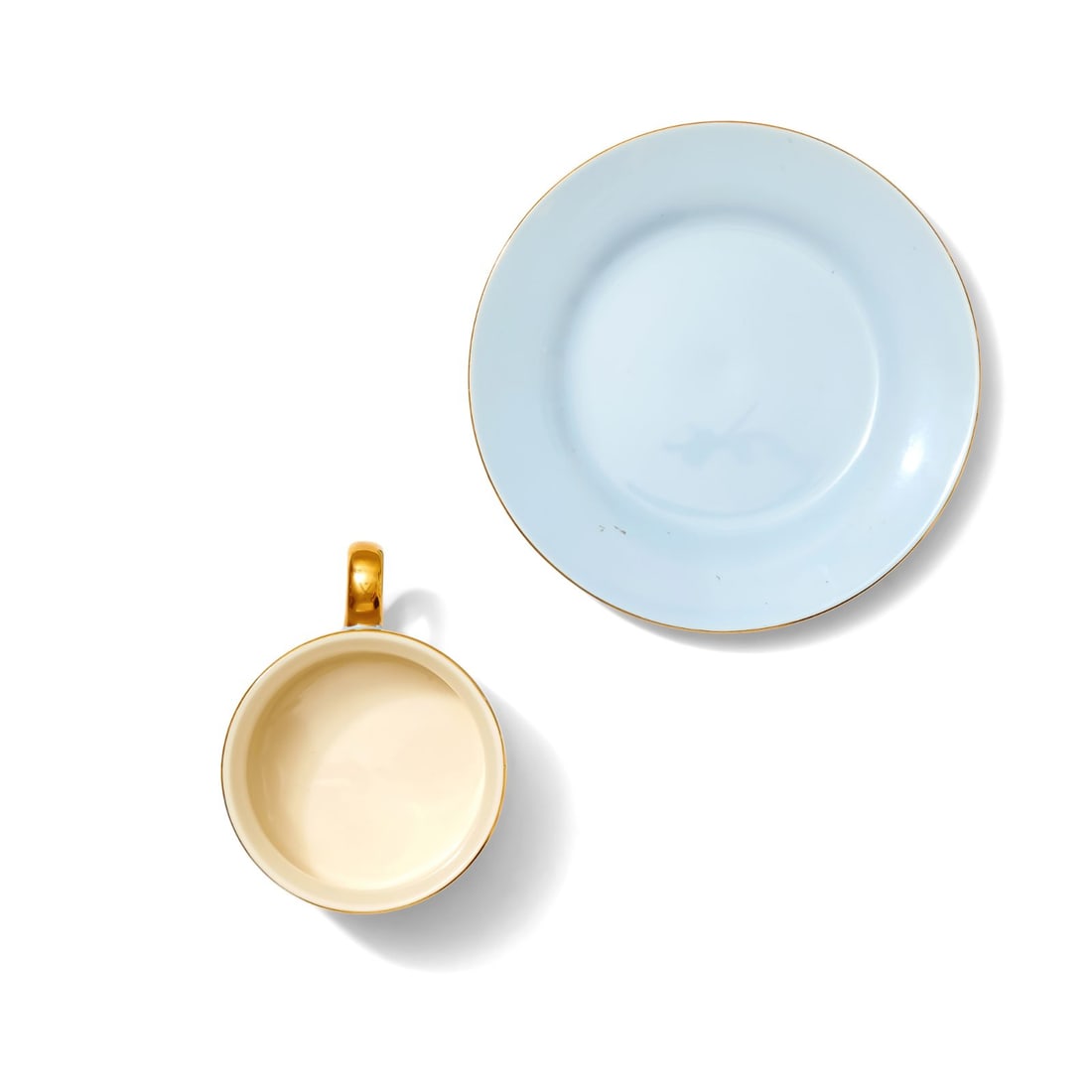 Light Blue Tea Cup and Saucer - 5