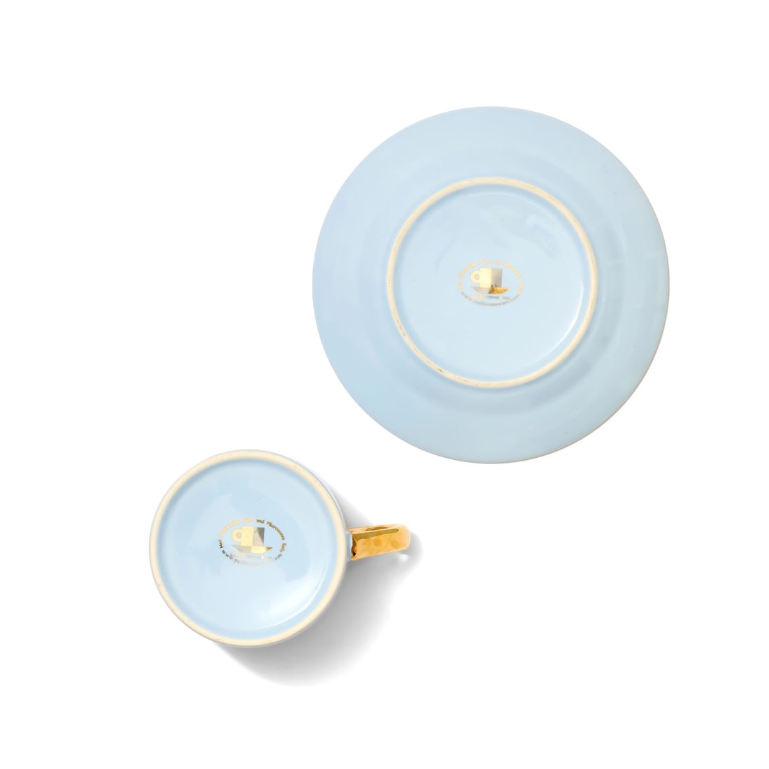 Light Blue Tea Cup and Saucer - 6