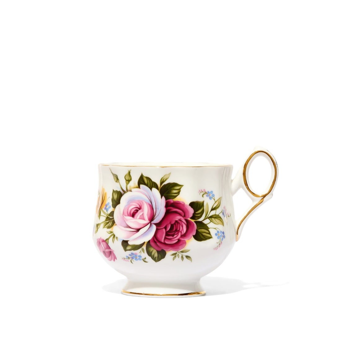 Fine Bone China Teacup and Saucer - 2