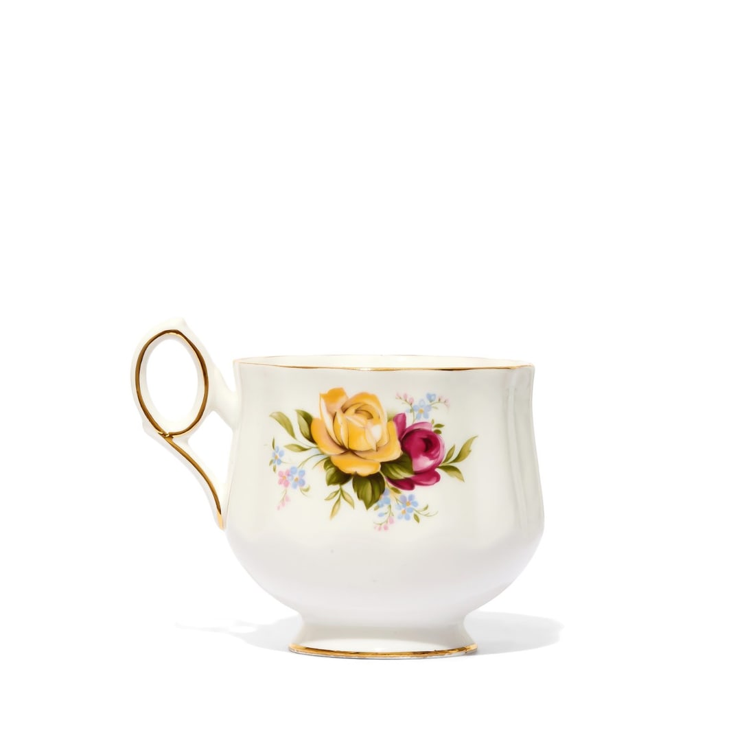 Fine Bone China Teacup and Saucer - 3