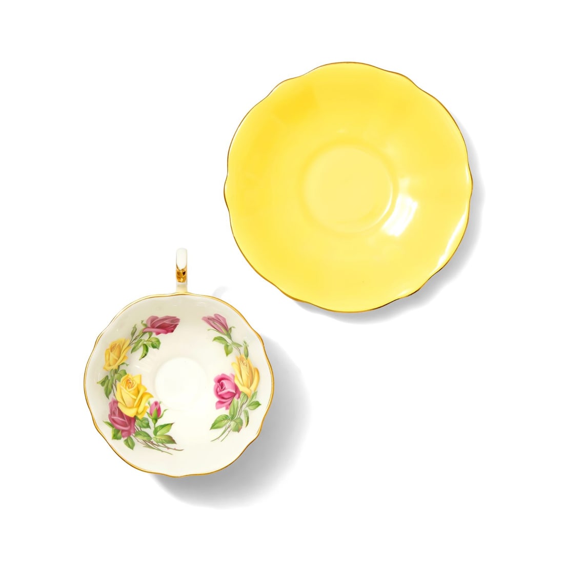 Queen Anne Bone China Teacup and Saucer - 6