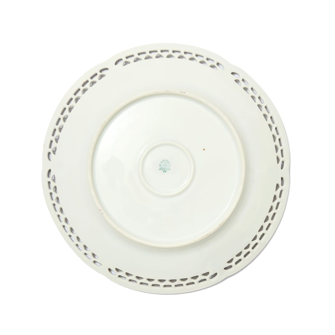 Plate with Reticulated Rim - 2