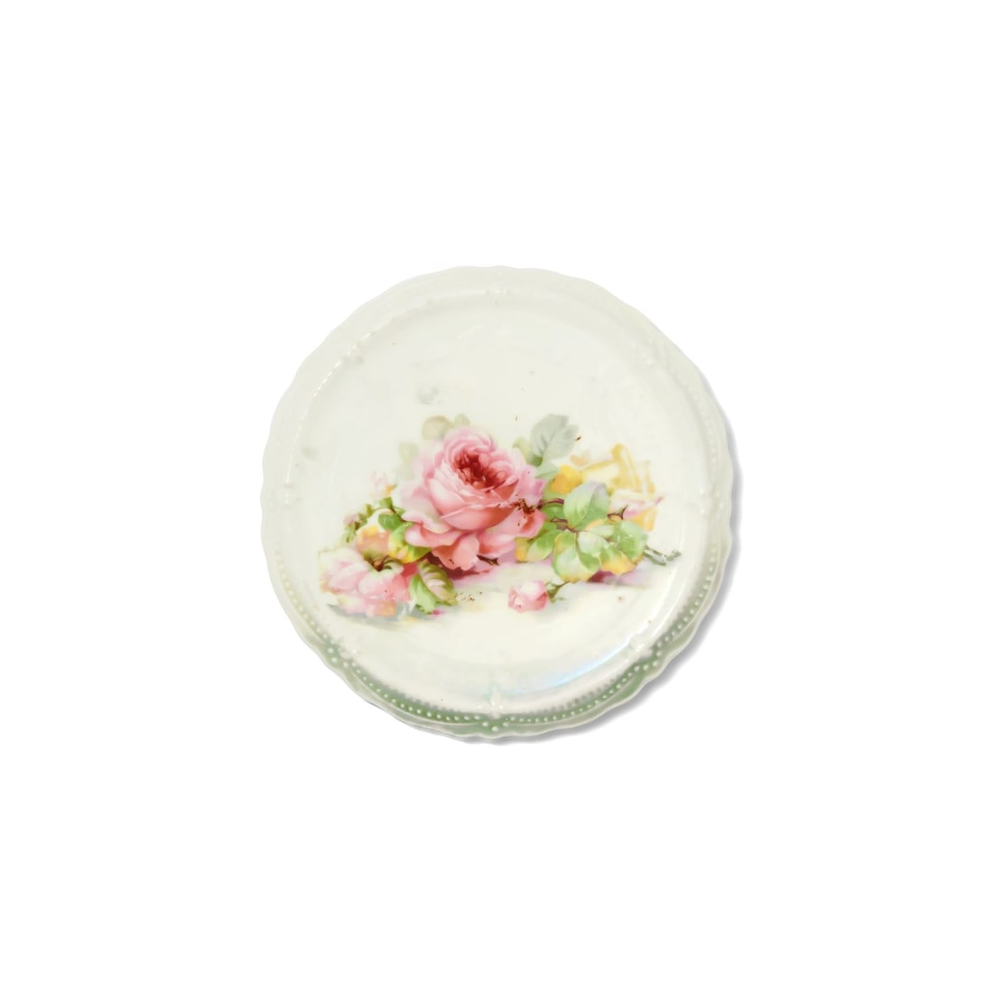 Floral Leuchtenburg Dish: Scalloped edged dish featuring soft floral design. Marked "LEUCHTENBURG" "GERMANY" Disclaimer: This item is offered for sale as a pre-owned, vintage, antique, estate, or consigned item. We do not