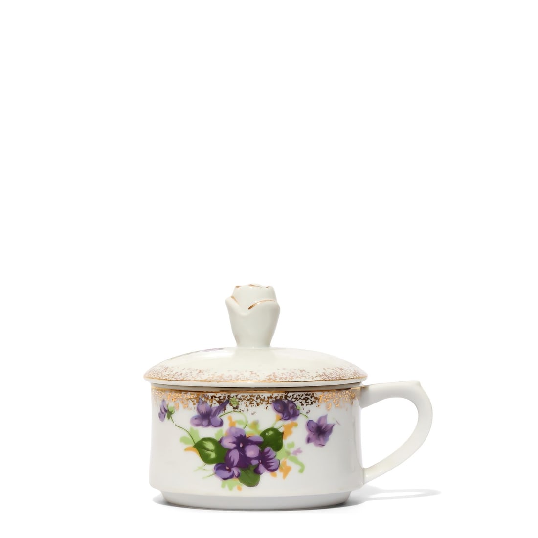 Floral Stacking Teapot and Teacup Set - 6