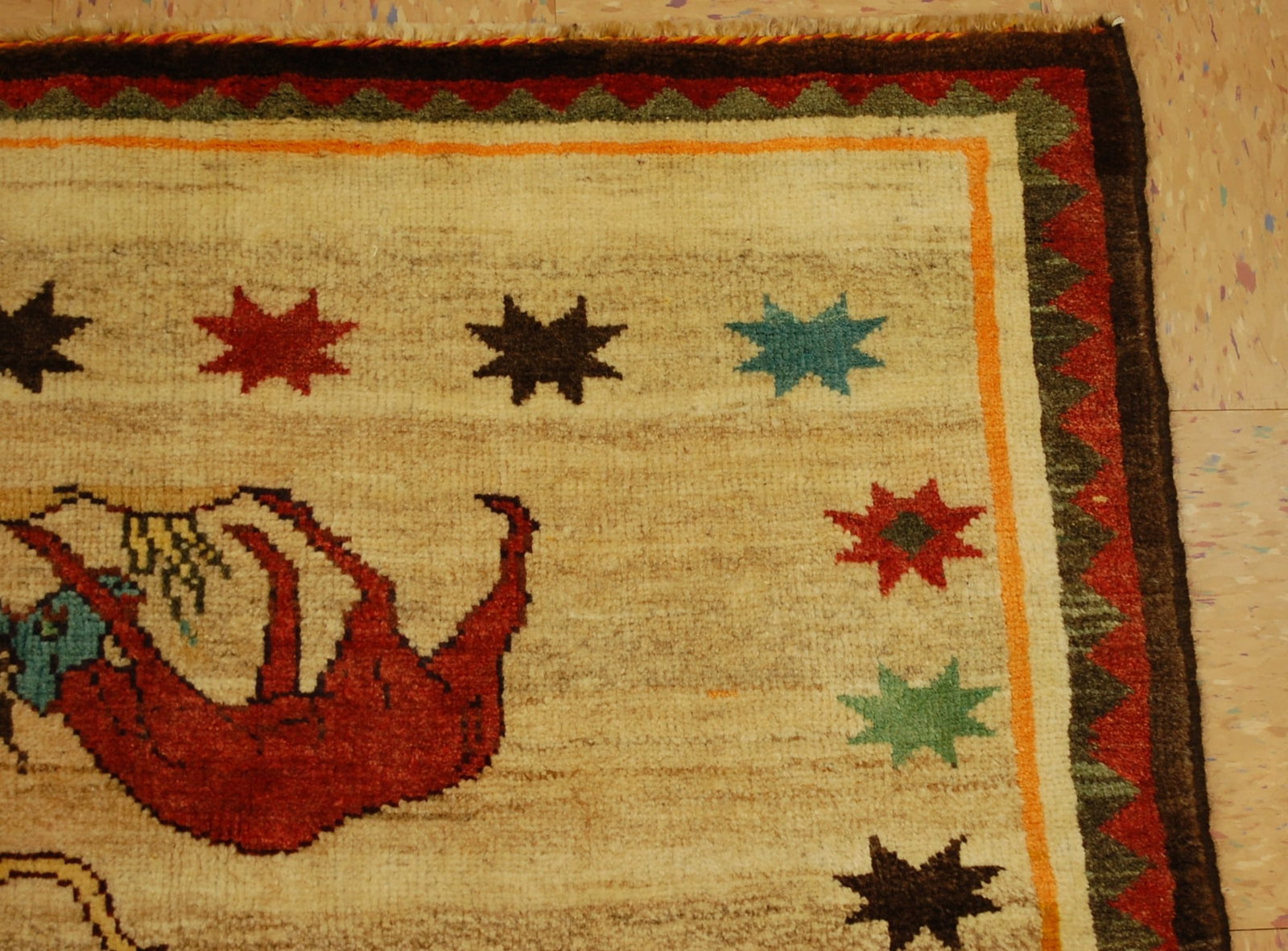 PERSIAN SHIRAZ RUG 3.9x5 - 5