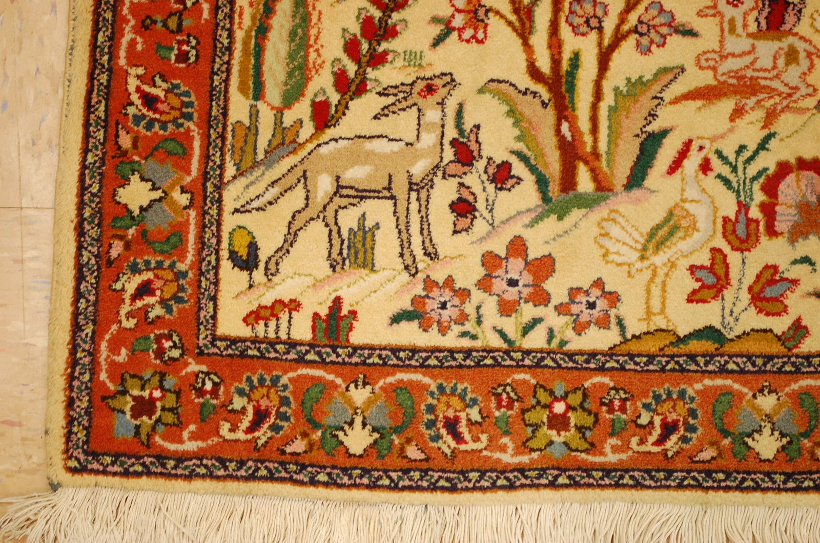 PERSIAN TABRIZ RUG 2' x 2'10" - 4