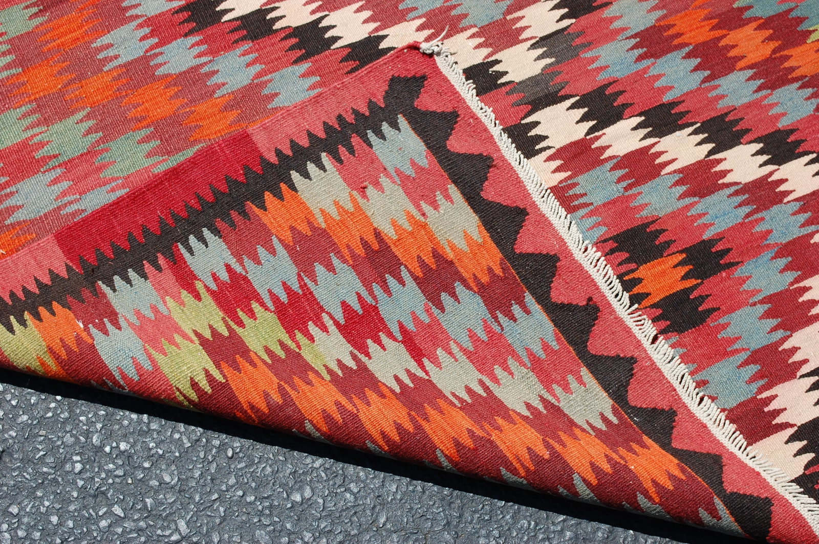 CAUCASIAN KILIM 5x12.7 - 8
