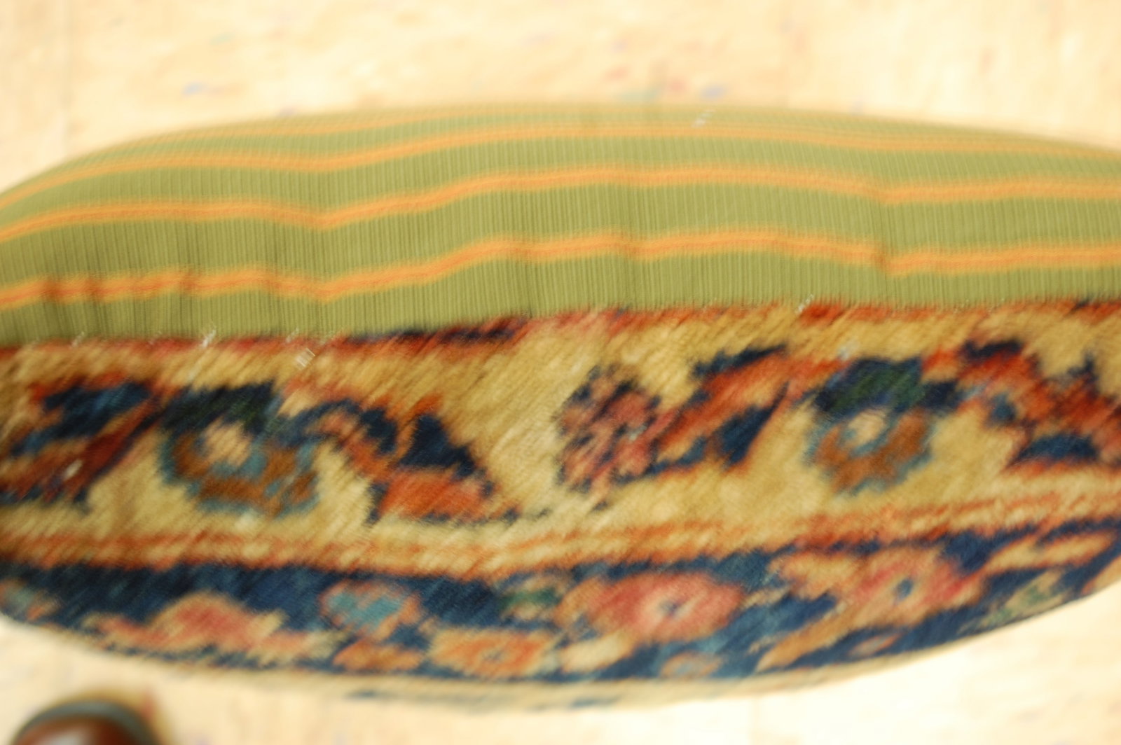 Hand-Made antique rug Pillow Cushion Rug 1'2" x 1' 8" - 2