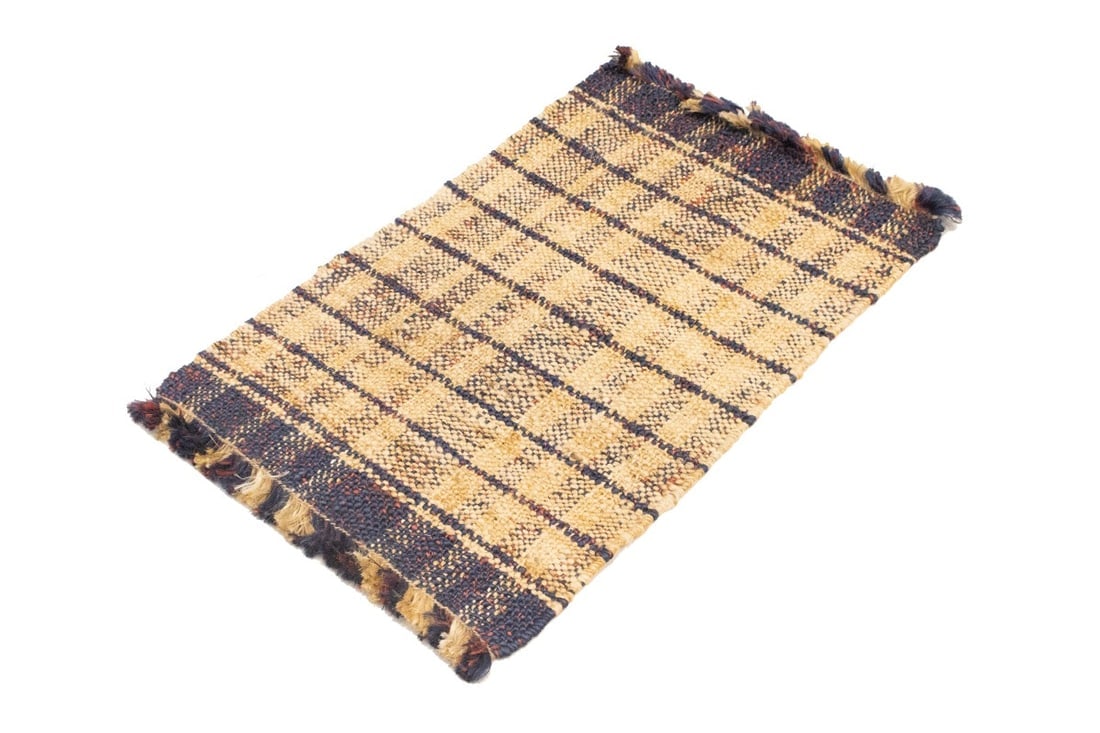 Flat-Weave Wool Jute 2X3 Sumak Modern Rug - 4