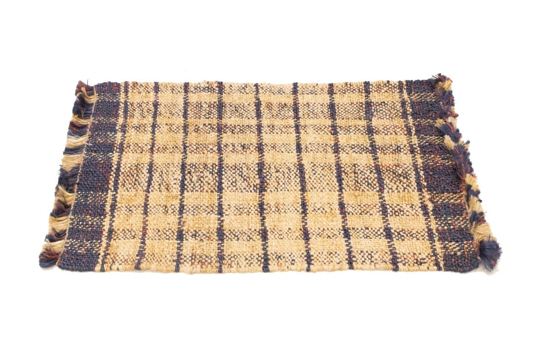 Flat-Weave Wool Jute 2X3 Sumak Modern Rug - 5