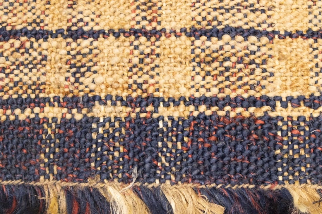 Flat-Weave Wool Jute 2X3 Sumak Modern Rug - 8