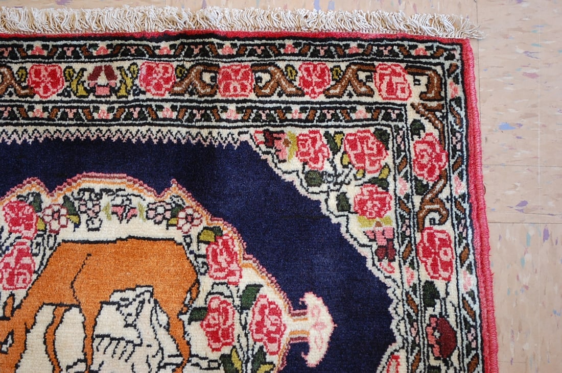 Persian Bijar Rug 2'5"x2' - 3