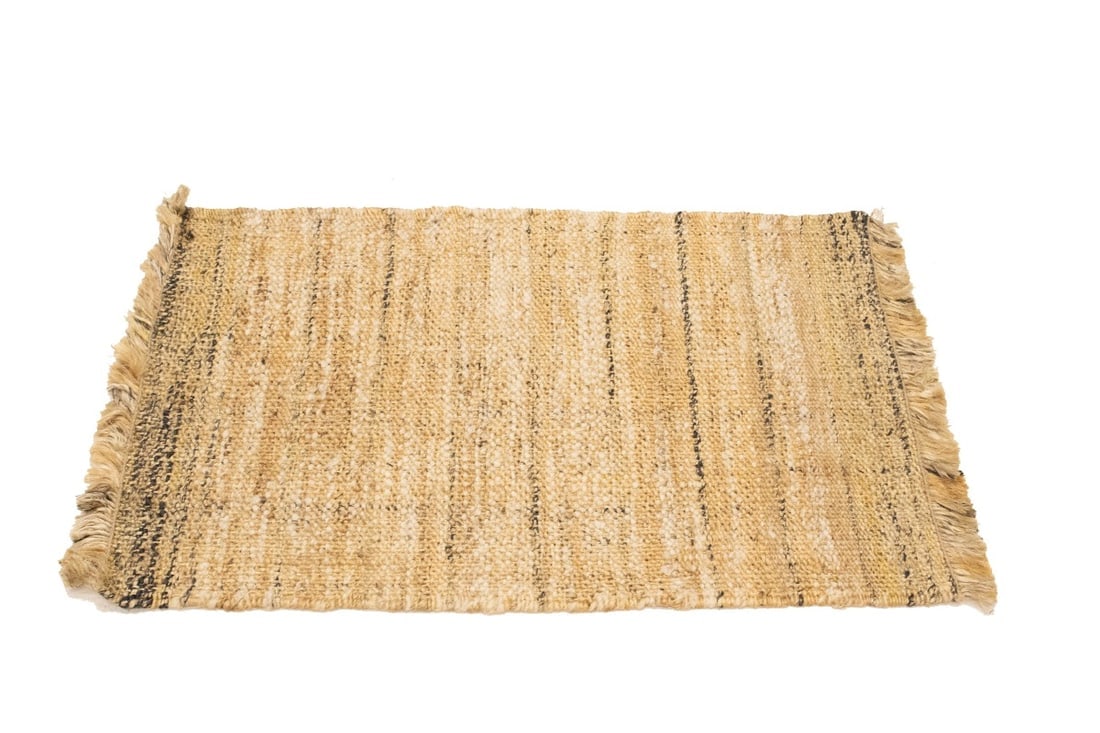 Flat-Weave Wool Jute 2X3 Sumak Modern Rug - 5