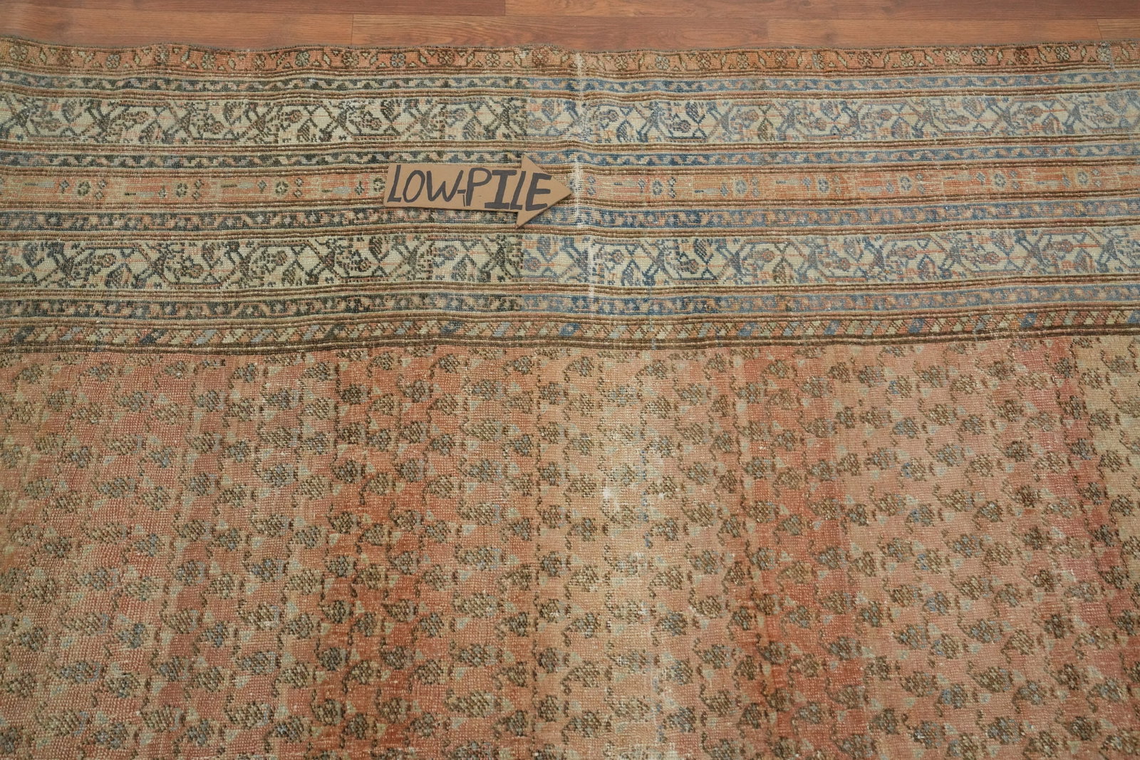 Pre-1900 Vegetable Dye Malayer Persian Large Rug 8x20 - 12