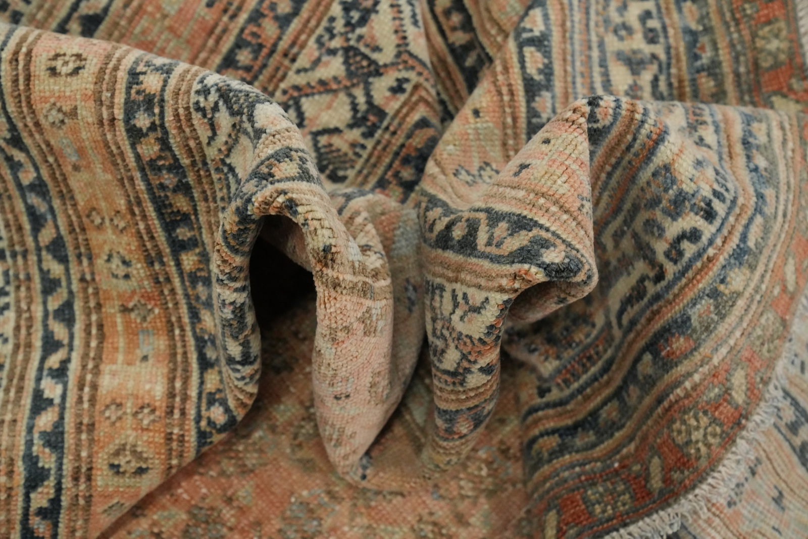 Pre-1900 Vegetable Dye Malayer Persian Large Rug 8x20 - 15